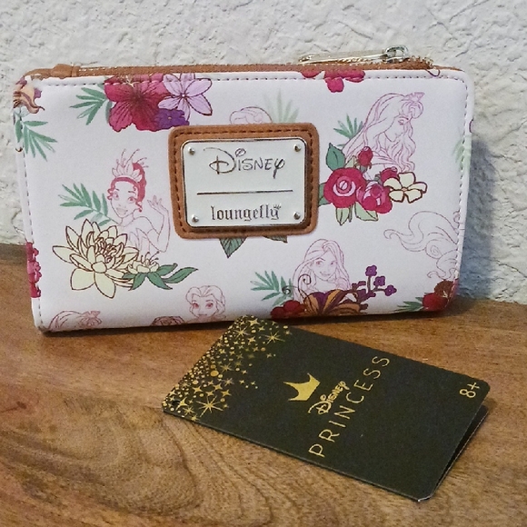 Loungefly Handbags - Disney Loungefly Floral Wallet